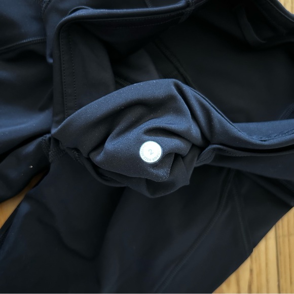 Lululemon fast and free running leggings black 2 - Picture 7 of 7